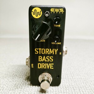 【送料無料/即決】 E.W.S JAPAN Stormy Bass Drive ベース オーバードライブ　EWS 　　　　　　　　　　M1e4-0071