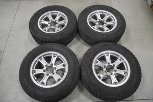 中古 265 65 17 タイヤ KEELER ホイール 4本 セット ブリヂストン265/65R17 6穴 17インチ 7.5J オフ 25 スタッドレス PCD 139.7 (TH5287D)