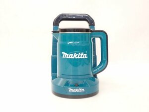 makita マキタ 充電式ケトル KT360D 青 2021年製 18V+18V/36V 容量0.8L 台座付き □ 6F9C3-11