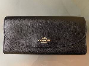 【2451.COACH コーチ 長財布 中古美品】