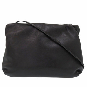 美品 ザ ロウ Bourse Clutch ブルス W1280L97BLPL カーフスキンレザー ブラック 2way クラッチバッグ 黒 0532 THE ROW