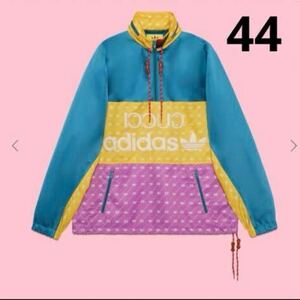 adidas x Gucci ダブルネームアノラックブルゾン 44