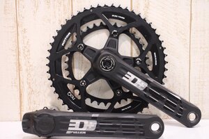 ★ROTOR ローター 3D+ INPOWER 170mm 52/36T 2x11s 左足計測パワーメータークランクセット BCD:110mm