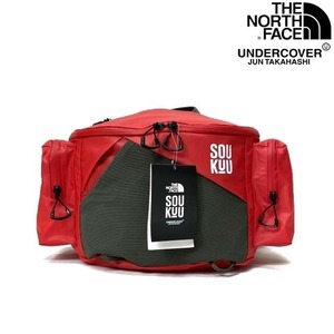 1円～!売切!【正規新品】THE NORTH FACE×UNDERCOVER◆SOUKUU WAISTPACK ウエストバッグ US限定 コラボ 創空 アウトドア(OS)赤 240617-70