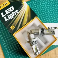 LEDヘッドライト 車用　 2個入り ホワイト　高輝度 6500K 12V車対応