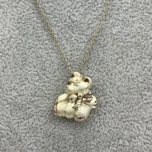 Tiffany&Co. ティファニー ネックレス 熊 925刻印 6.0g 保存袋付き【DAAT9081】