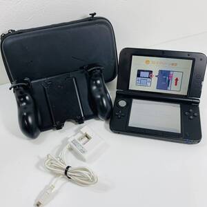 良品 Nintendo 3DSLL 本体 ブラック 動作確認済み 初期化済 USED品 241127 GA （YM) 