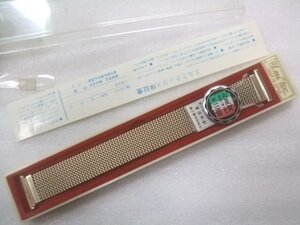 新品最高級イタリア製エルミクス腕時計金色（超硬色）ベルト定価11800円18ミリ～20ミリ　Z651