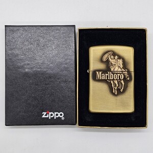 【11U85】1円スタート ZIPPO / E VII ジッポー Marlboro マルボロ ウエスタン カウボーイ オイルライター 喫煙具 