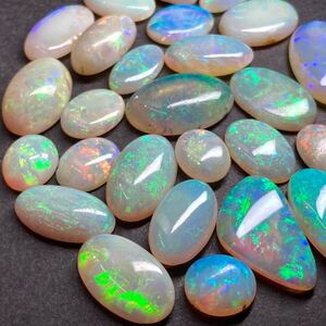 1円〜!!遊色効果!!≪天然オパールおまとめ100ct≫j 約20g ルース 裸石 宝石 ジュエリー jewelry opal w4マ76