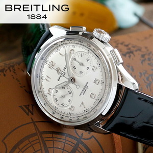 ブライトリング プレミエ B09 クロノグラフ 40 手巻き 腕時計 ブランド メンズ クロノグラフ BREITLING AB0930371G1P1 アナログ