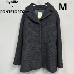 シビラ　Sybilla×PONTETORTO コート　ジャケット　M ブラック