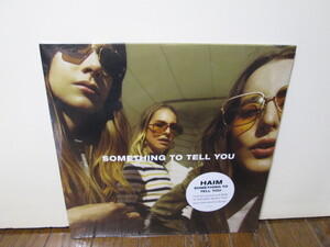 sealed 未開封 US-original Something to Tell You 2LP [analog] HAIM ハイム　アナログレコード vinyl