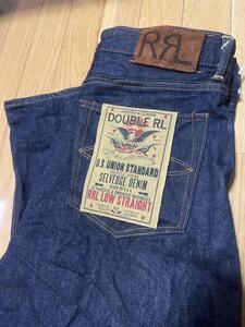 【美品】RRL ダブルアールエル SELVEDGE DENIM ストレートデニム