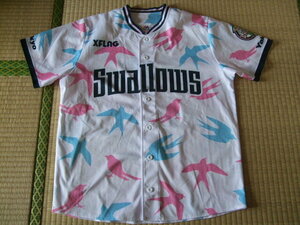 美品　yakult swallows 応援ユニホーム　　F 