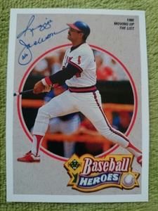 ★インサート REGGIE JACKSON UPPER DECK 1990 BASEBALL HEROES MLB #7 レジー ジャクソン CALIFORNIA ANGELS エンゼルス エンジェルス UD