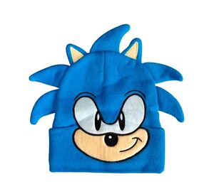 新品 未使用 USA限定 ソニック・ザ・ヘッジホッグ Sonic the Hedgehog 帽子 希少 ニット帽 青