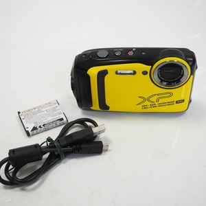 Th554661 フジフイルム デジタルカメラ ファインピクス FinePix XP140 イエロー 中古