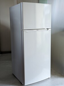 【福岡市及び福岡県内一部地域限定】2019年製 Haier 冷凍冷蔵庫 130L(JR-N130A)ホワイト／ハイアール 白 一人暮らし 単身 夫婦 カップル