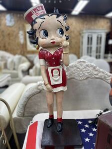 ベティブープBetty Boop 特大人形 ベティブープ　置物　ベティちゃんディスプレイビンテージ　高さ75cm弱程　中古　直接引き取り歓迎