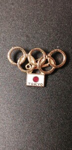 　1964年東京五輪オリンピック　五輪大会　金色記念賞　バッチ