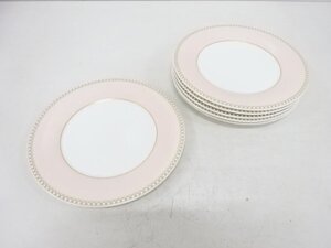 ys7193030; Noritake　ピンクプレート6枚セット（27センチ）【道】