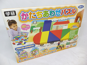 未使用【 かたちあわせパズル 】 ★ 学研 トイホビー Gakken ★ 2歳から 木製