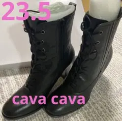 cava cava ショートブーツ　黒