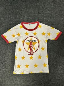 HYSTERIC GLAMOUR ヒステリックグラマー 半袖 Tシャツ ホワイト系 サイズS 日本製 美品