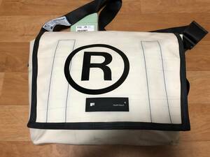 フライターグ　FREITAG F12 DRAGNET F-Cut　白／「R」マーク　未使用美品　旧型IDタグ