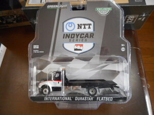 ★★1/64 グリーンライト インターナショナル デュラスター フラットベッド 積載車 Greenlight Durastar Flatbed NTT indycar インディ★