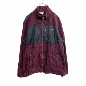 Champion フリースジャケット Mサイズ チャンピョン ワインレッド 古着卸 アメリカ仕入 t2202-3410