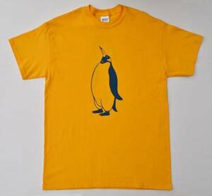 ペンギンＴシャツ、黄, penguin, 半袖Ｍサイズ、送料無料、新品