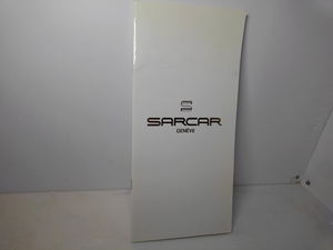 ▼SARCAR/サーカー★スイス★パンフレット（腕時計）★1991年頃発行★全18ページ★表紙僅かに変色あり★ワンオーナー★超稀少品（1点限り）