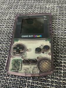 ゲームボーイカラー 任天堂 Nintendo クリアパープル GAMEBOY COLOR 