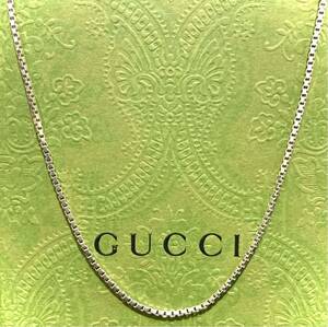 【即決/送料込み】正規品 GUCCI/グッチ ベネチアンチェーンネックレス シルバー925/スターリングシルバー(67-77)