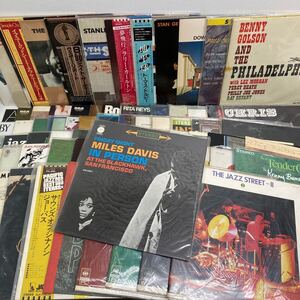 I0119D3 まとめ★JAZZ ジャズ LP レコード 73巻セット 音楽 / マイルス・デイヴィス / ケニー・ドリュー・トリオ / トーマス・ドルビー 他