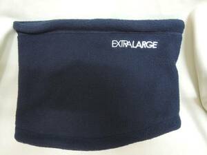 X-LARGE エクストララージ FLEECE NECK WARMER 紺最新人気品