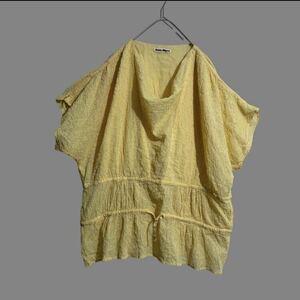 ヴィンテージ1970年代イッセイミヤケ　変形ブラウス　ISSEY MIYAKE