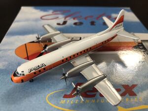 Jet-X 1/400 JX201 Lockheed L-188 Electra N171PS Orange Strip Livery 限定 400 シリアルNo.無し