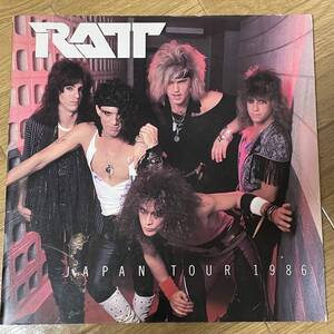 RATT Japan Tour ラット　日本公演　1986年　ツアーパンフレット