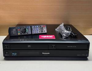 【安心！整備済み】 送料無料 上位機 Panasonic DIGA 【DMR-BR670V】 リモコン付、SD/BD/DVD/HDD/VHS一体型レコーダー【完動保証】 超希少