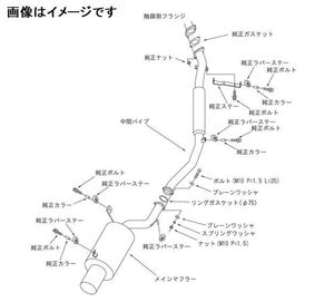 自動車関連業者直送限定 HKS サイレントハイパワー マフラー TYPE-S ミツビシ ランサーエボ VI GF-CP9A 4G63 TURBO (31019-AM006)