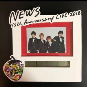 NEWS 15th Anniversary LIVE 2018 Strawberry Clock ★ コンサートグッズ 時計 写真立て 増田貴久 手越祐也 加藤シゲアキ 小山慶一郎 STORY