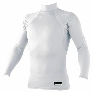 【新品】ZETT コンプレッションアンダーシャツ ハイネック長袖(少年用) BPRO888ZJ ホワイト(1100) 160cm