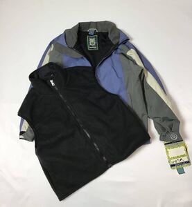 (未使用 キッズ) BACKHILL バックヒル // 長袖 単独使用可能ベストライナー付き ジップ ジャケット スノーボード ウェア・サイズ (Kids L)