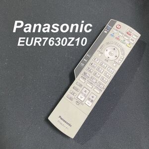 パナソニック Panasonic EUR7630Z10 リモコン テレビ 液晶 赤外線チェック済 清掃 除菌済み 中古 RC2638