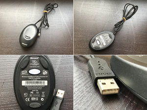 中古■Microsoft Wireless Intellimouse Explorer Mouse Receiver v2.0 Model 1009★即決即納★送料無料