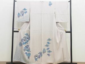 平和屋野田店■訪問着　手描き　童子　逸品　BAAH1517hz