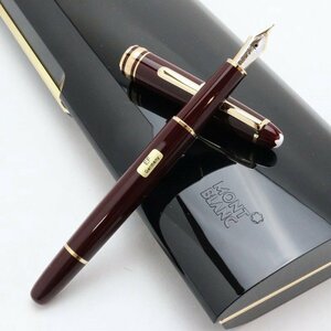 (ペン先14K585) MONTBLANC モンブラン 万年筆 マイスターシュテュック ボルドー 計1点 ※筆記未確認 ◆おたからや Y-B12453【同梱-2】